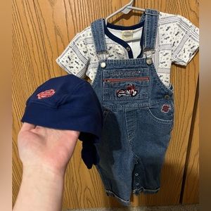 🏍️Baby Boy Harley Davidson Blue jean Set w/Cap🏍️